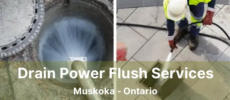 Drain Power Flush Services Muskoka - Ontario