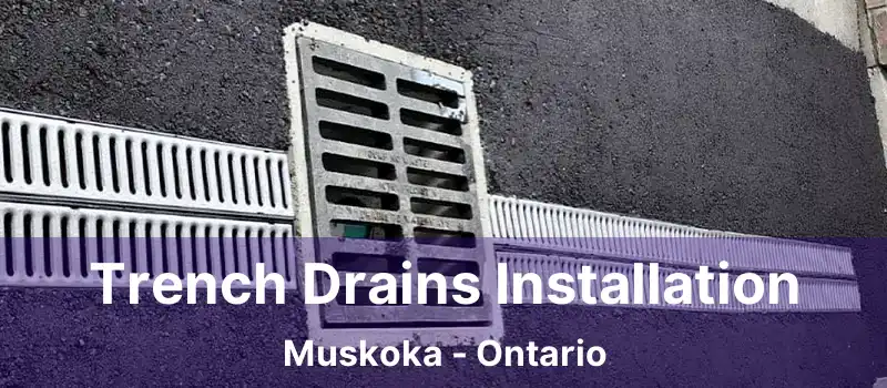  Trench Drains Installation Muskoka - Ontario